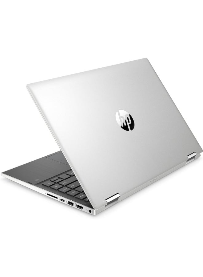 PAVILION Laptop With 14 Inch Full HD(1920X1080) Display,Core I5 - 1135G7 Processor/8GB RAM DDR5/512GB SSD/Windows 10 Home/Intel Iris Xe Graphics/ English/Arabic Silver
