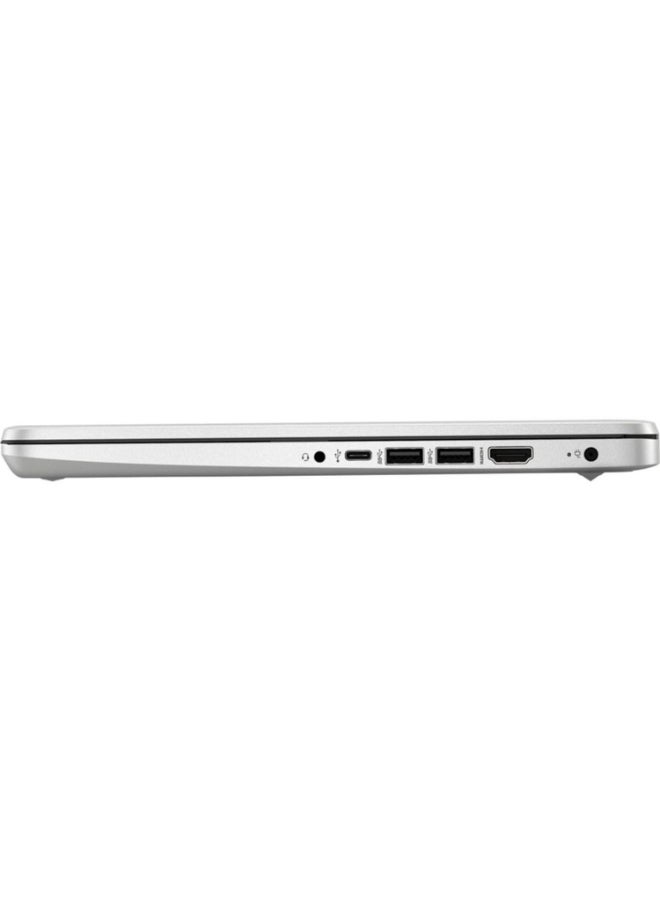 HP 14S-DQ2222NE Laptop With 14 Inch Full HD(1920X1080) Display,Intel Core i3-1125G4 Processor/8GB RAM DDR5/8GB SSD/Windows 11 Home/Intel UHD 600 Graphics/ English/Arabic Silver  - Image 4