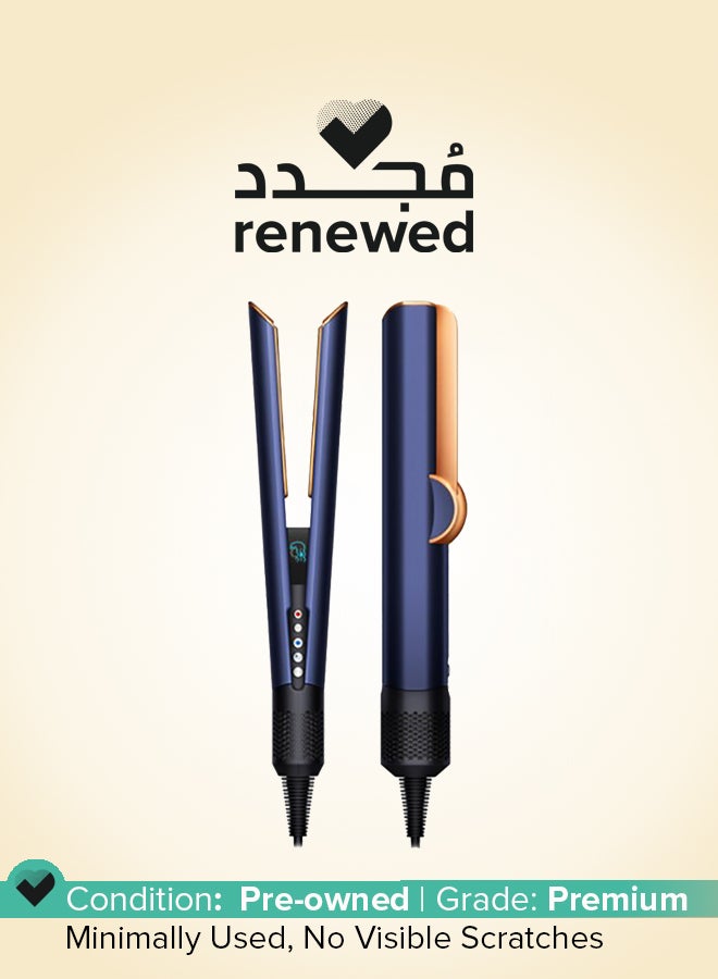 dyson Renewed - Airstrait Straightener Prussian Blue 33x4.1x4.1cm  - Image 1