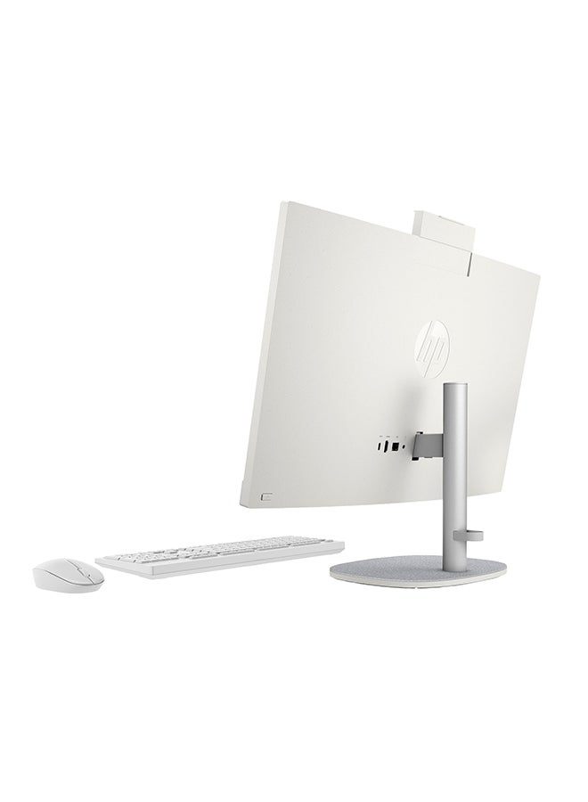 HP 23.8 inch All-in-One With 23.8 Inch Full HD(1920x1080) Touch screen Display,Intel Core Ultra 7-155U Processor/32GB RAM DDR5/512GB SSD/Intel Iris Xe Graphics/Windows 11 Home/ English/Arabic Shell White  - Image 2