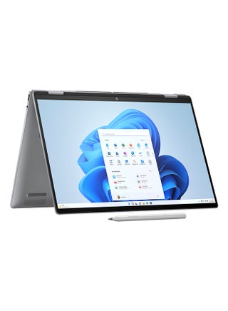 Envy x360 2-in-1 Laptop With 16 Inch 3K(2880x1800) Display Touch screen, AMD Ryzen 7 8840HS Processor/16GB RAM DDR5/512GB SSD/AMD Radeon Graphics/Windows 11 Home/ English/Arabic Meteor Silver - pnsku/N70186869V/45/_/1750822370/8e229a7a-54a8-455f-b19b-c7fc4ac9f587
