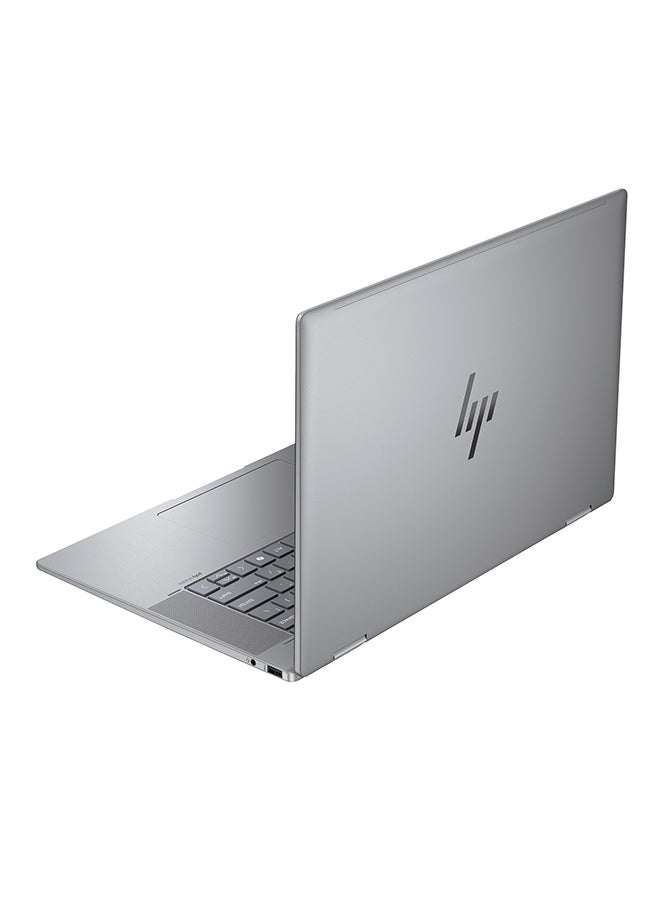 Envy x360 2-in-1 Laptop With 16 Inch 3K(2880x1800) Display Touch screen, AMD Ryzen 7 8840HS Processor/16GB RAM DDR5/512GB SSD/AMD Radeon Graphics/Windows 11 Home/ English/Arabic Meteor Silver