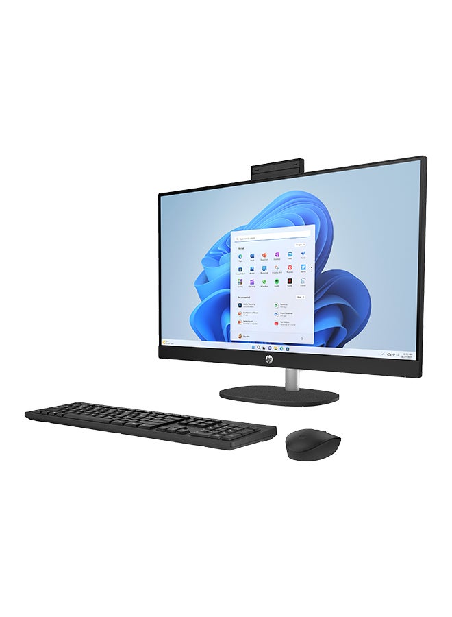 HP 27 inch All-in-One  27 Full HD(1920X1080) Display,Intel Core Ultra 7 155U Processor/16GB RAM DDR5/1TB SSD/Windows 11 Home/Intel Iris Xe Graphics/ English/Arabic Jet Black  - Image 2