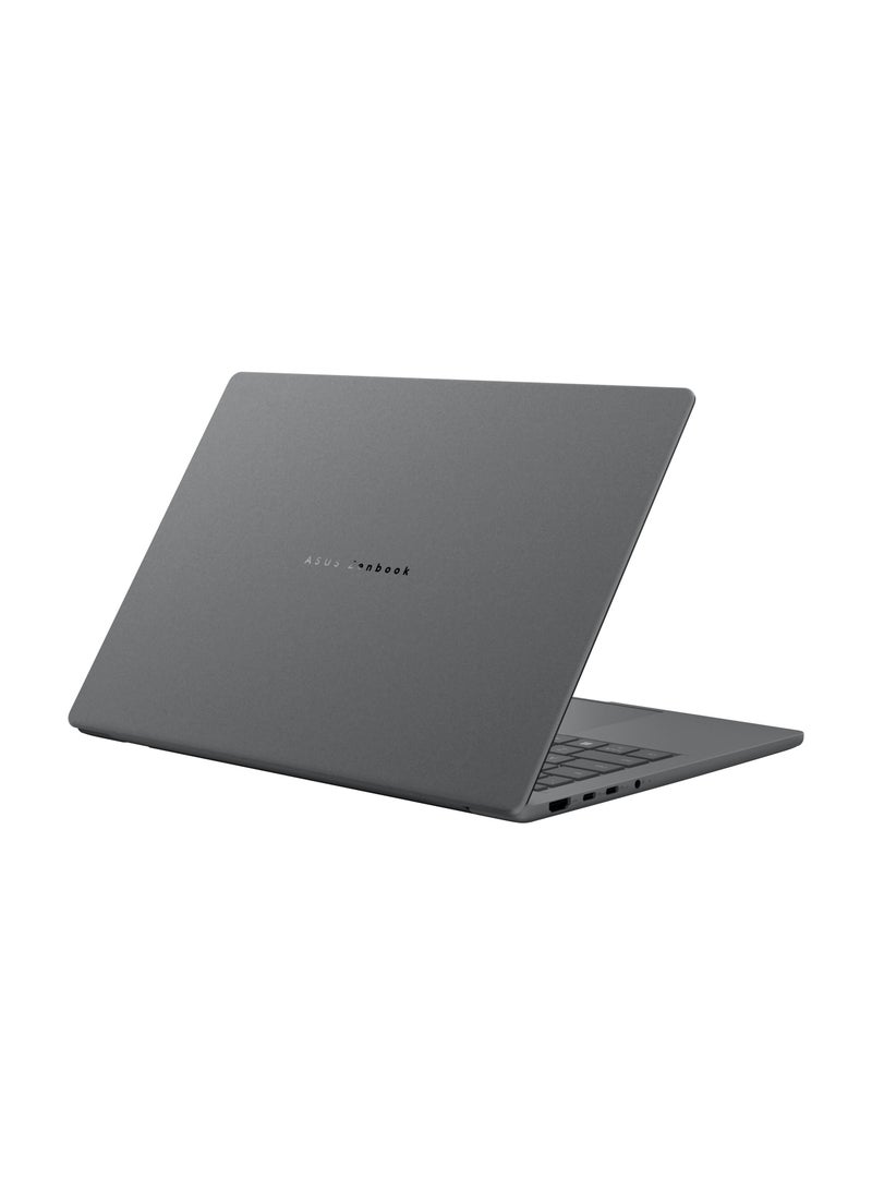 ASUS """ASUS Zenbook A14 UX3407QA-QD232W LAPTOP Snapdragon X X1 26 100 16GB RAM 1TB SSD Qualcomm Hexagon 14"""" OLED WIN 11 90NB1502-M00HM0 """ English/Arabic Iceland Gray  - Image 1