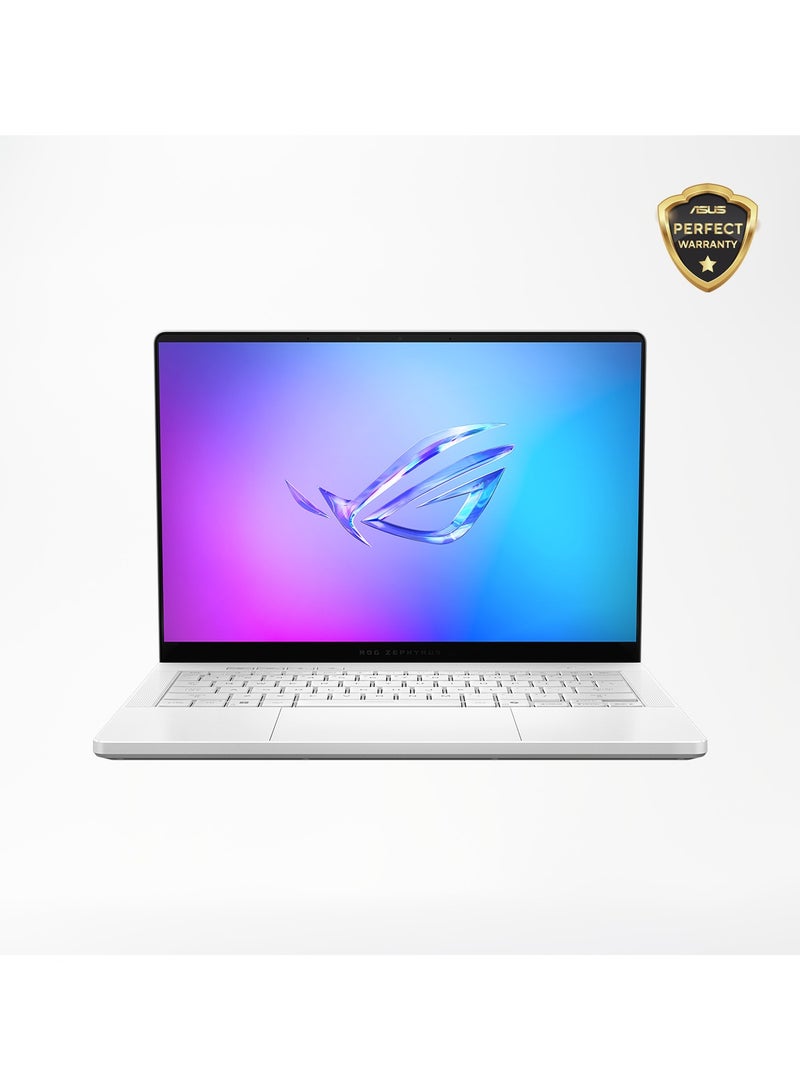 ASUS ASUS ROG Zephyrus G14 GA403WR AMD Ryzen AI 9 HX 370 12-Cores, RTX 5070Ti 12GB, 32GB LPDDR5X 8000MHz, 1TB NVMe SSD, 14″ OLED 3K 120Hz , Win 11 Home, 1 Year Perfect Warranty English/Arabic Platinum White  - Image 3