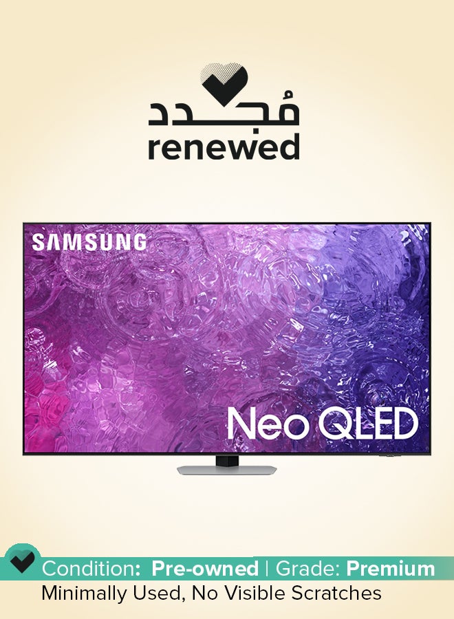 سامسونج Renewed - 65 Inch Neo QLED 4K Smart TV 2023 QA65QN90CAUXZN Carbon Silver - Image 1
