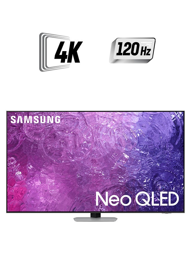 سامسونج Renewed - 65 Inch Neo QLED 4K Smart TV 2023 QA65QN90CAUXZN Carbon Silver - Image 2