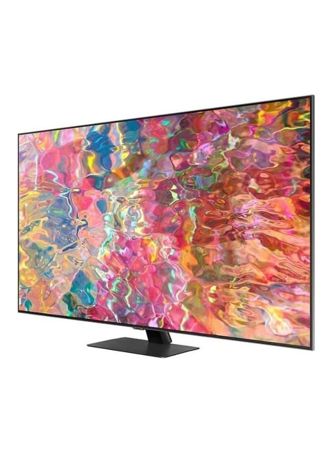 سامسونج Renewed - 55" Q80B QLED 4K Smart TV QA55Q80BA Carbon Silver - Image 2