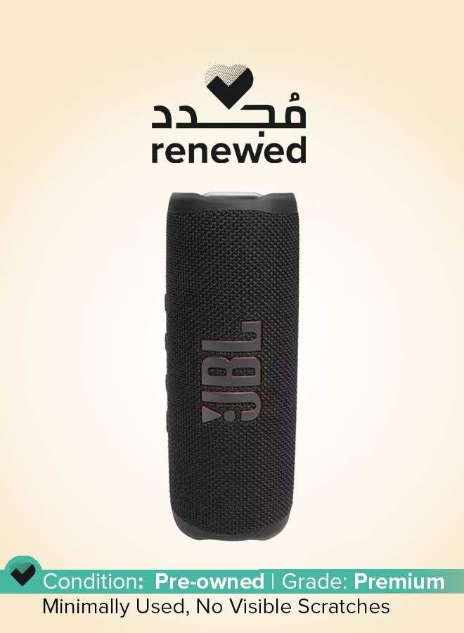 JBL Renewed - Flip 6 Portable Waterproof Speaker black - Image 1