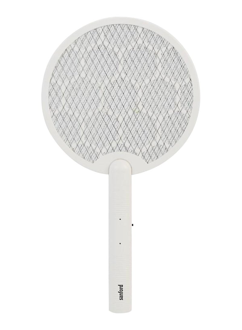 سانفورد Type C Rechargeable Lithium Ion Battery Mosquito Racket | SF639MK 2.59 W SF639MK white  - Image 1