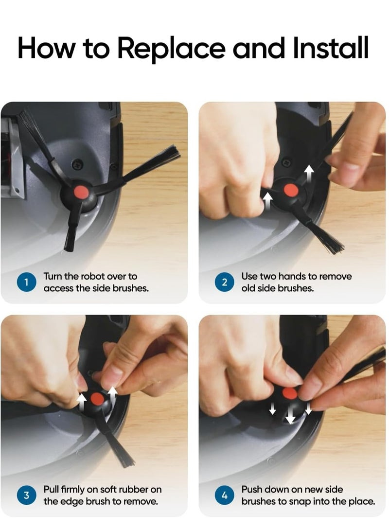 إيوفي فرشاة جانبية لروبوت المكنسة الكهربائية أومني S1 و S1 برو - Image 3