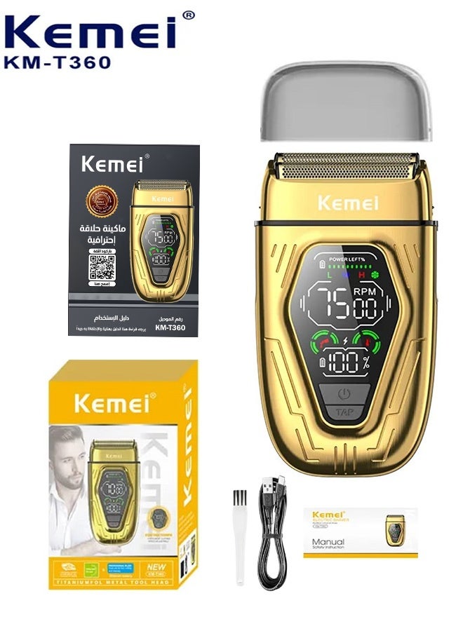 Kemei KM-T360 Professional Rechargeable Hair Straightener (Saudi Version) - Image 1