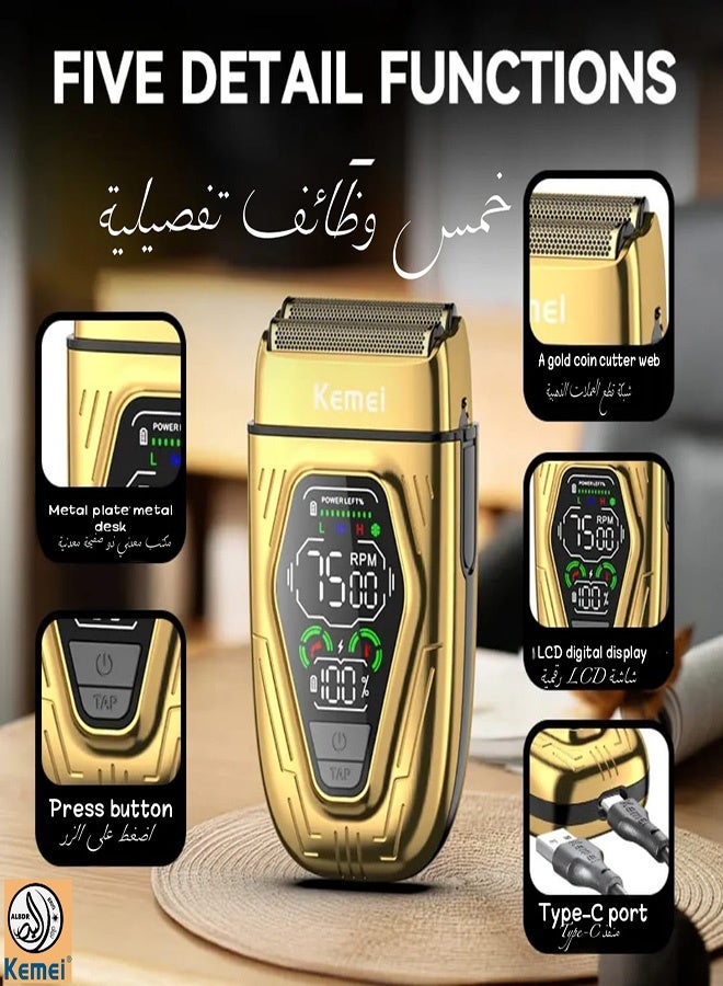 Kemei KM-T360 Professional Rechargeable Hair Straightener (Saudi Version) - Image 4