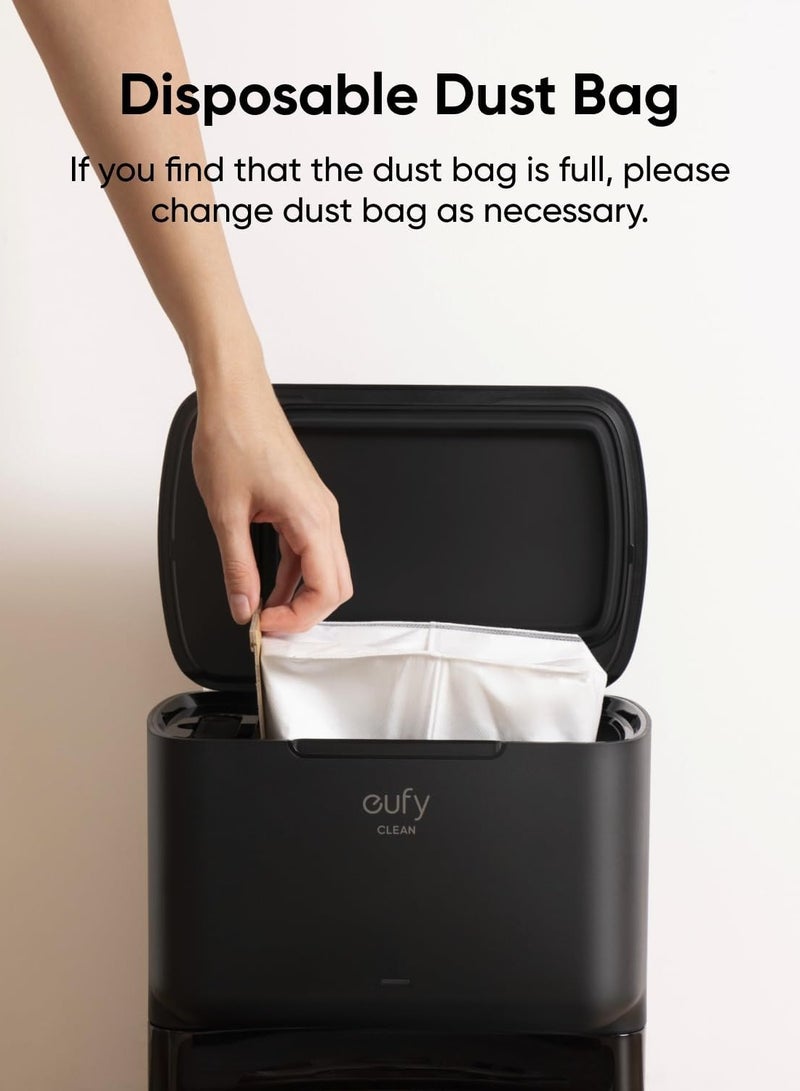 إيوفي Replacement Dust Bags for L60/L50 Series with Self-Empty Station(Pack of 6) 60 W T29C6 White  - Image 4