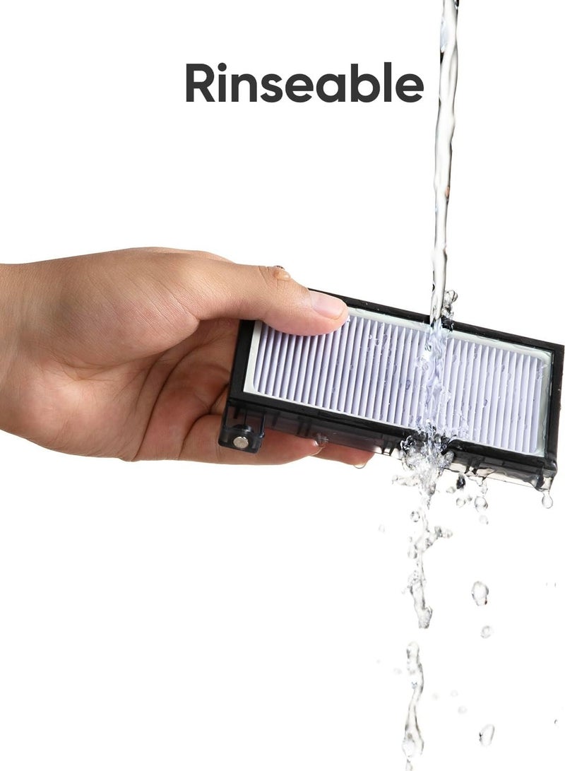إيوفي Replacement Washable Filters Compatible with X8 Pro Series Robot Vacuum Cleaners 70 W T29F0 Black  - Image 2