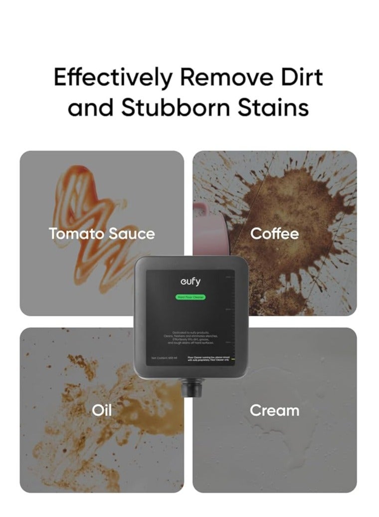 إيوفي Hard Floor Cleaner for Robot Vacuum Omni S1 Pro, Safe and Gentle for Hand, Automatically Mix without Manual Dilution, 600ml 80 W T29C1 Black  - Image 2