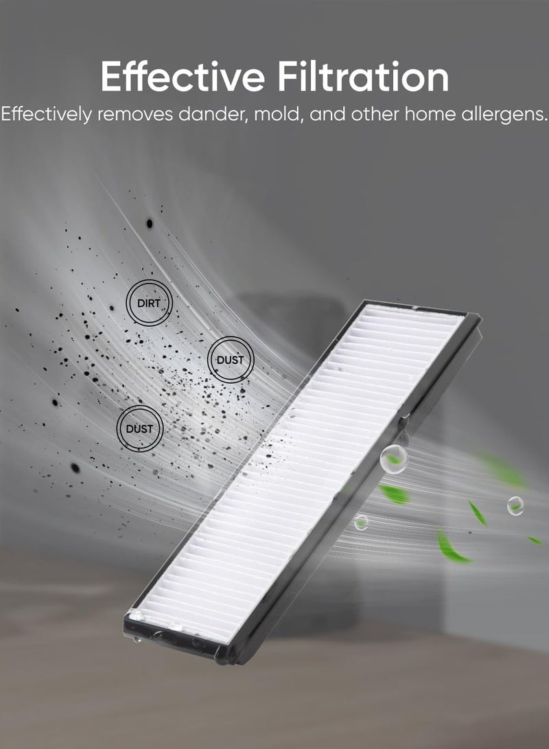 eufy High-Performance Filter for Robot Vacuum Omni S1 Pro, 2 Packs Included 45 W T29B7 Black - Image 2