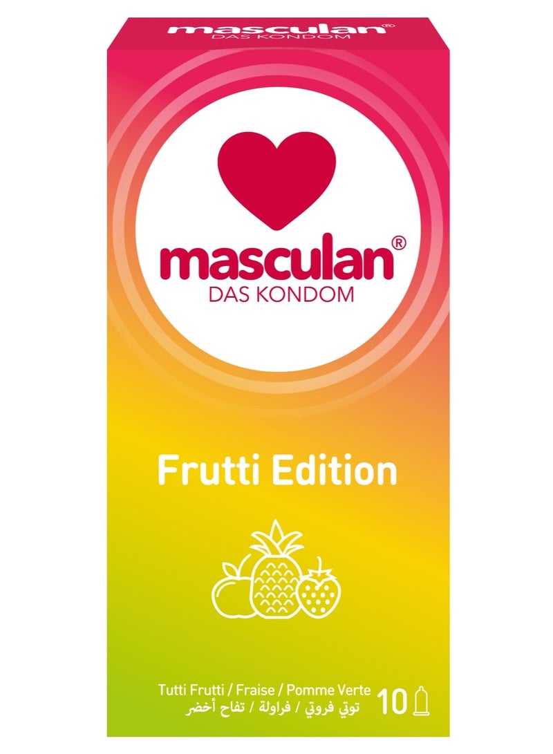 ماسكولان 10-Piece Masculan Condom Fruti Edition 