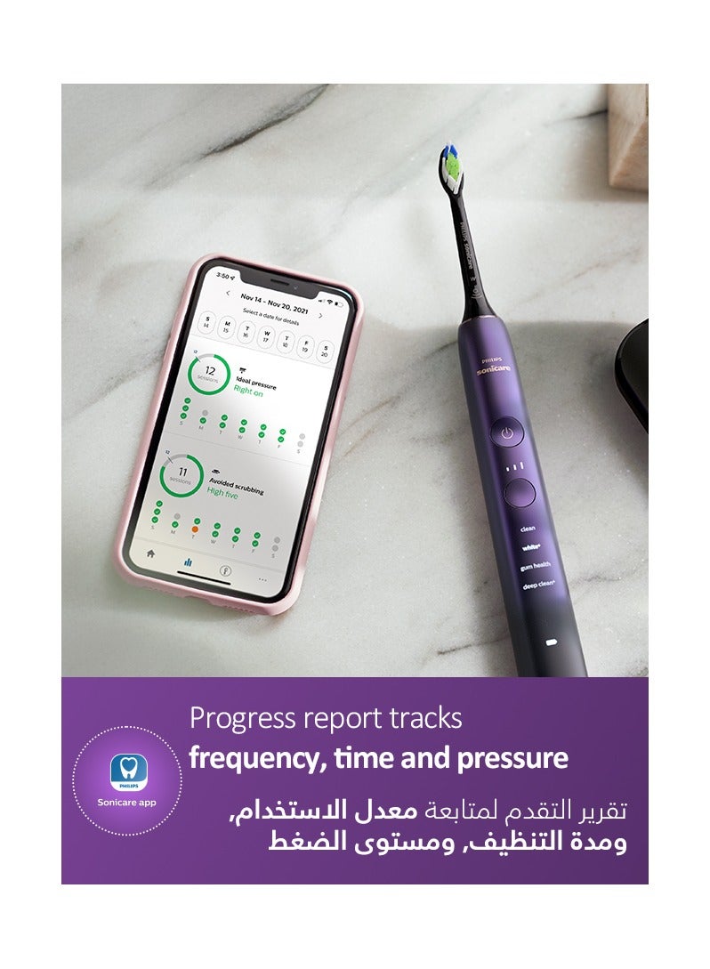 Philips Sonicare Toothbrush 9000 Series HX9911/95 Purple  - Image 5