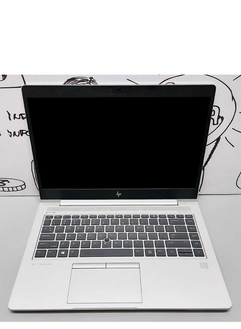 HP Renewed HP EliteBook 840 G5 Laptop (Intel Core i5-8365U - 8GB DDR4 - M.2 256GB - Intel UHD Graphics - 14.0 Inch FHD IPS - Cam) Original Used English sliver  - Image 2