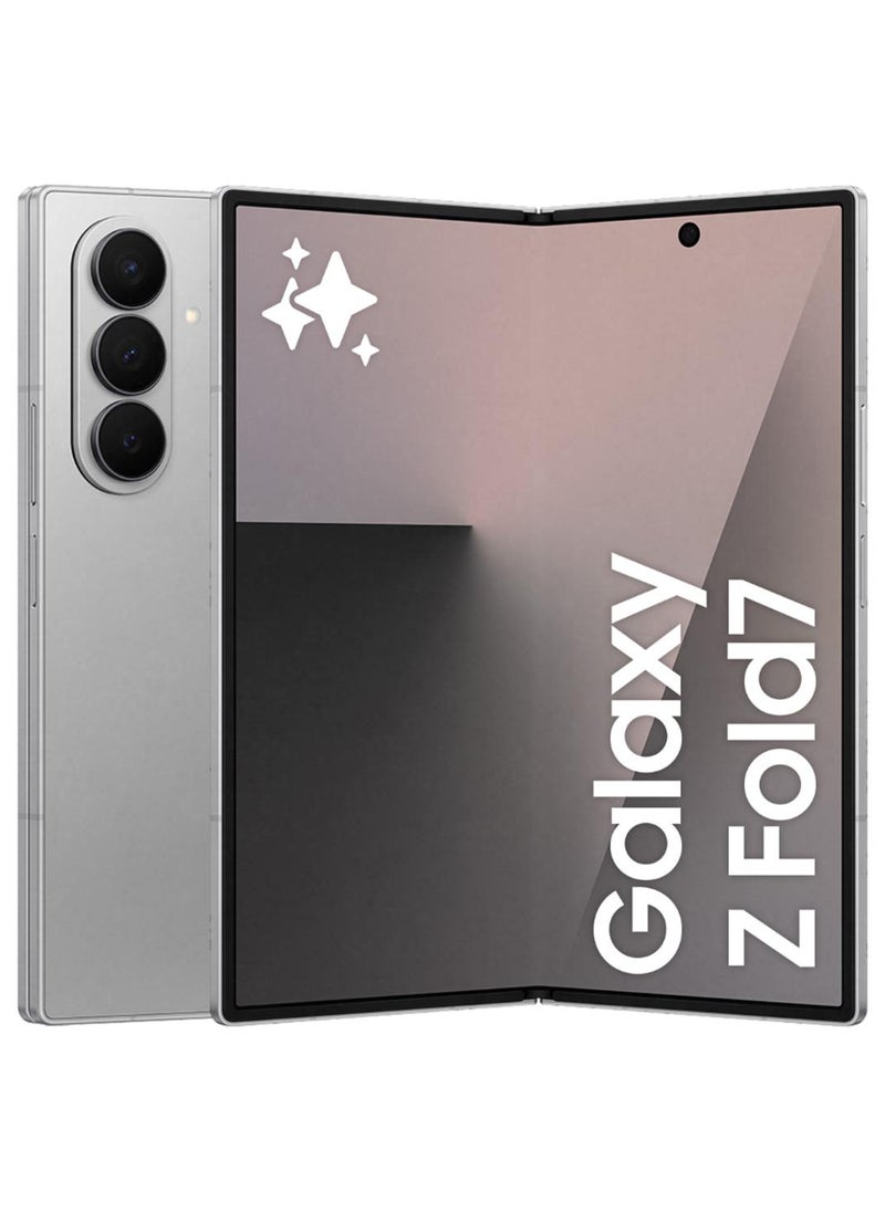 Samsung Galaxy Z Fold 7 Dual SIM Silver Shadow 12GB 256GB 5G - Middle East Version - Image 1