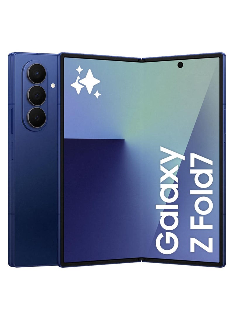 Samsung Galaxy Z Fold 7 Dual SIM Blue Shadow 16GB 1TB 5G - Middle East Version - Image 1