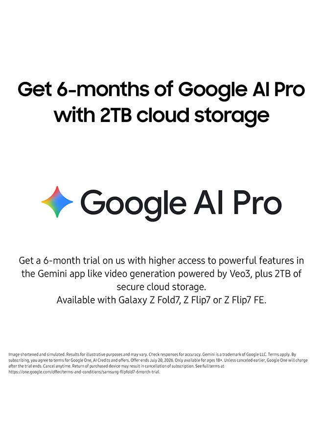 Samsung Galaxy Z Flip 7 FE Dual SIM Black 8GB 128GB 5G - Middle East Version - Image 3