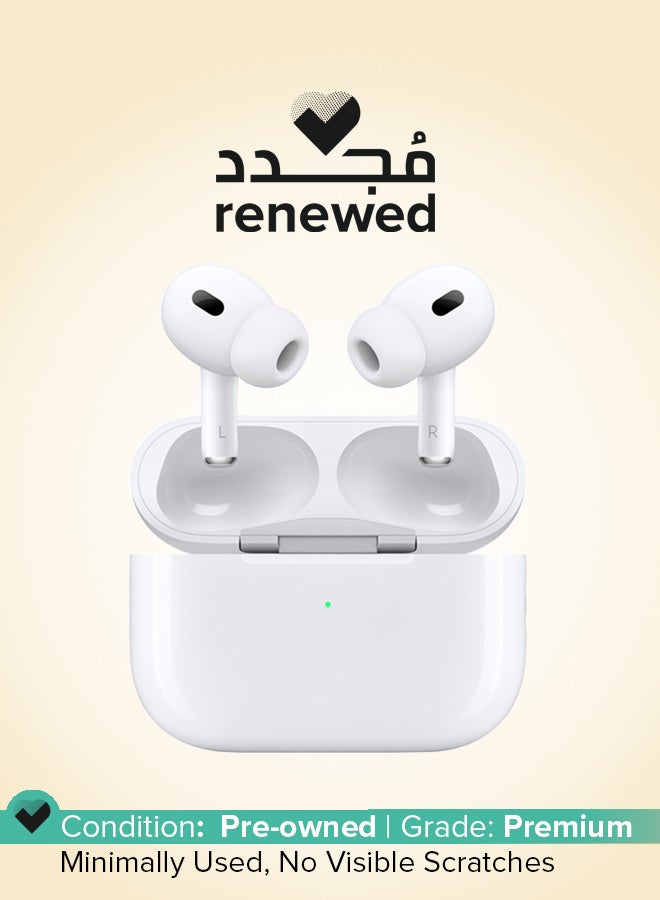 Apple Renewed - AirPods Pro (2nd generation) with MagSafe Case white - Image 1