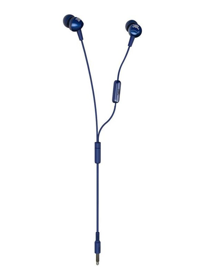 JBL Renewed - C200Si In-Ear Headphones With Mic For Android Ios blue - Image 2