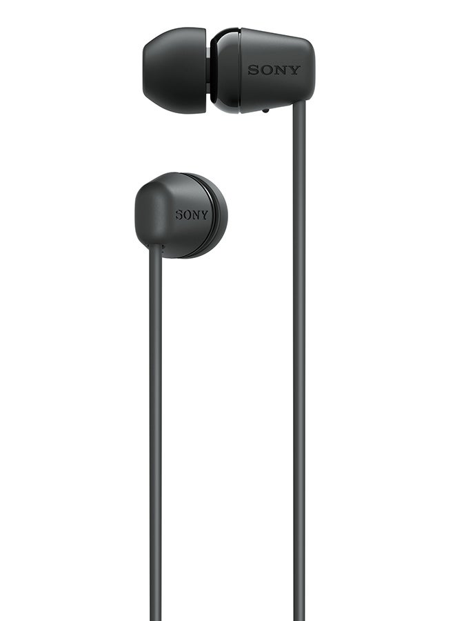 Sony Renewed - WI-C100  In Ear Wireless Bluetooth Headphones With Mic black - Image 2