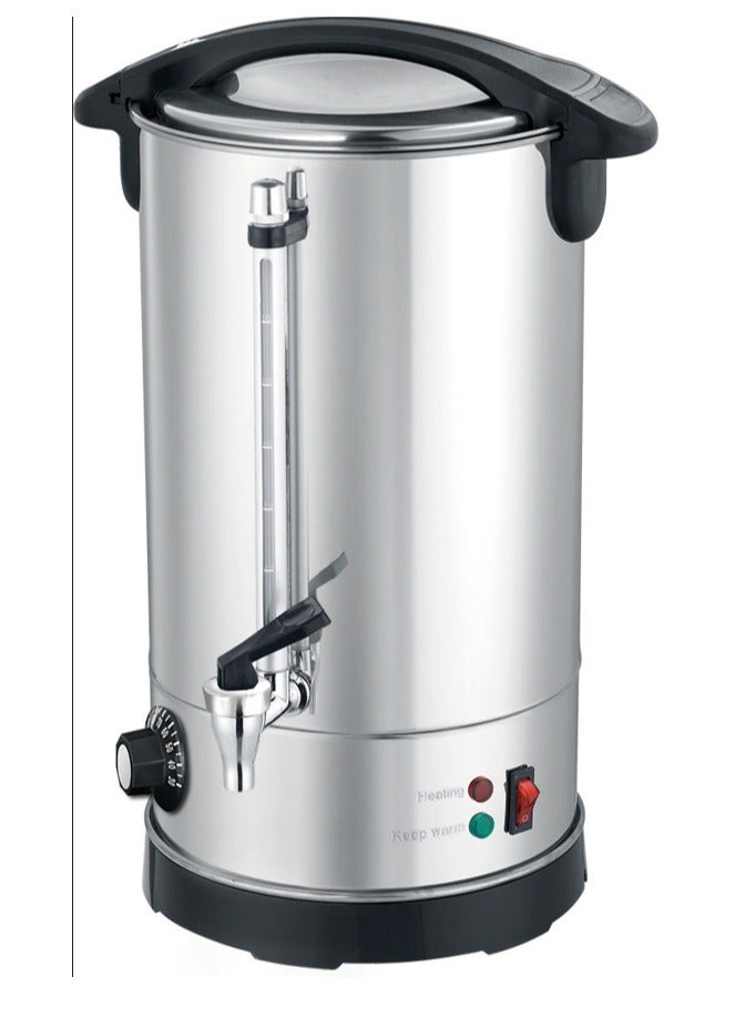 10L Water Boiler – Stainless Steel Double Wall, Safety Lock Lid, Non-Drip Faucet, Keep Warm Function NWB1000 Silver
