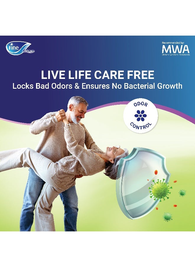 Fine Care Care Incontinence  Adult Pull Ups Unisex Pants 14 Diapers Xlarge Waist Size 130 170 Cm - Image 4