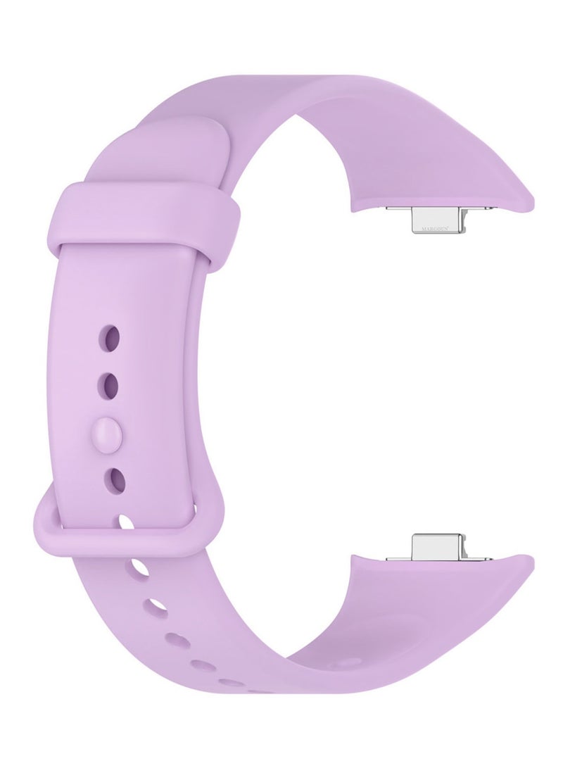MARGOUN Classic Silicone Strap for Xiaomi Band 9 Pro Lavender Purple  - Image 2