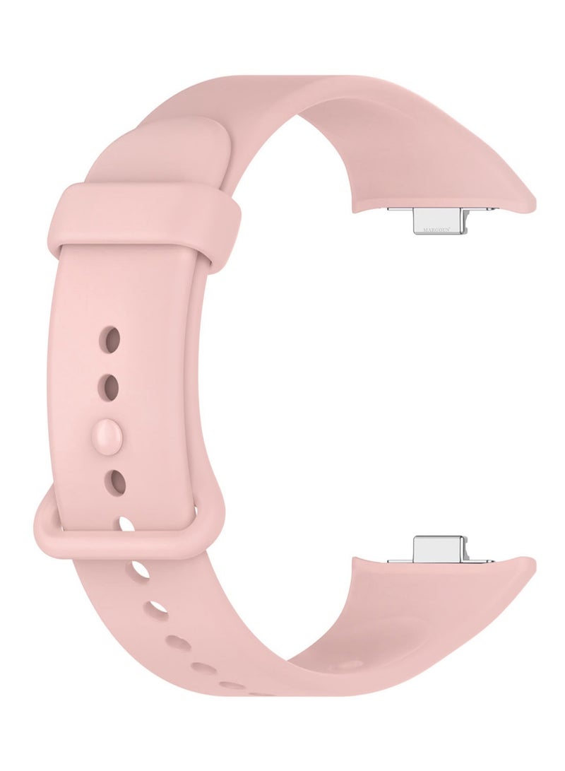 MARGOUN Classic Silicone Strap for Xiaomi Band 9 Pro Blush Pink  - Image 2