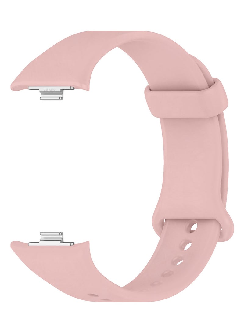 MARGOUN Classic Silicone Strap for Xiaomi Band 9 Pro Blush Pink  - Image 3