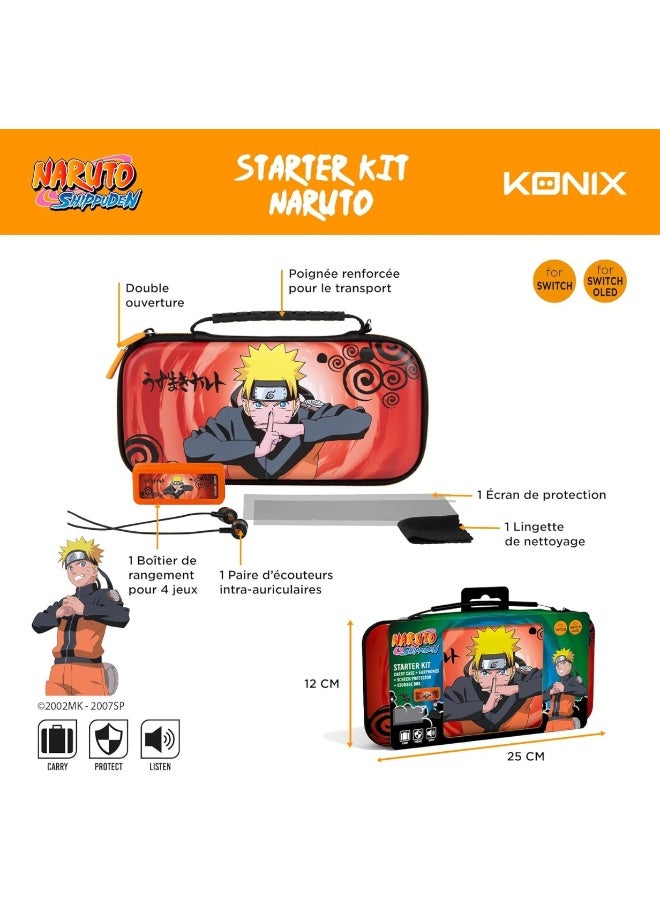 KONIX Naruto Starter Kit Swtch-Jutsu Switch Travel Case - Image 2