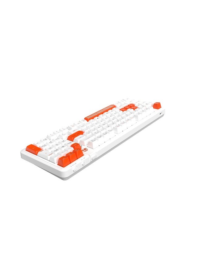 Gamertek Arcade Keys Wireless Mechanical Gaming Keyboard White  - Image 3