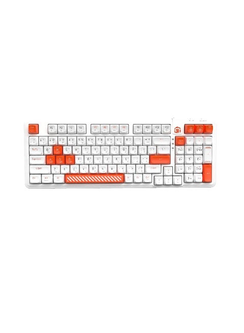 Arcade Keys Wireless Mechanical Gaming Keyboard White