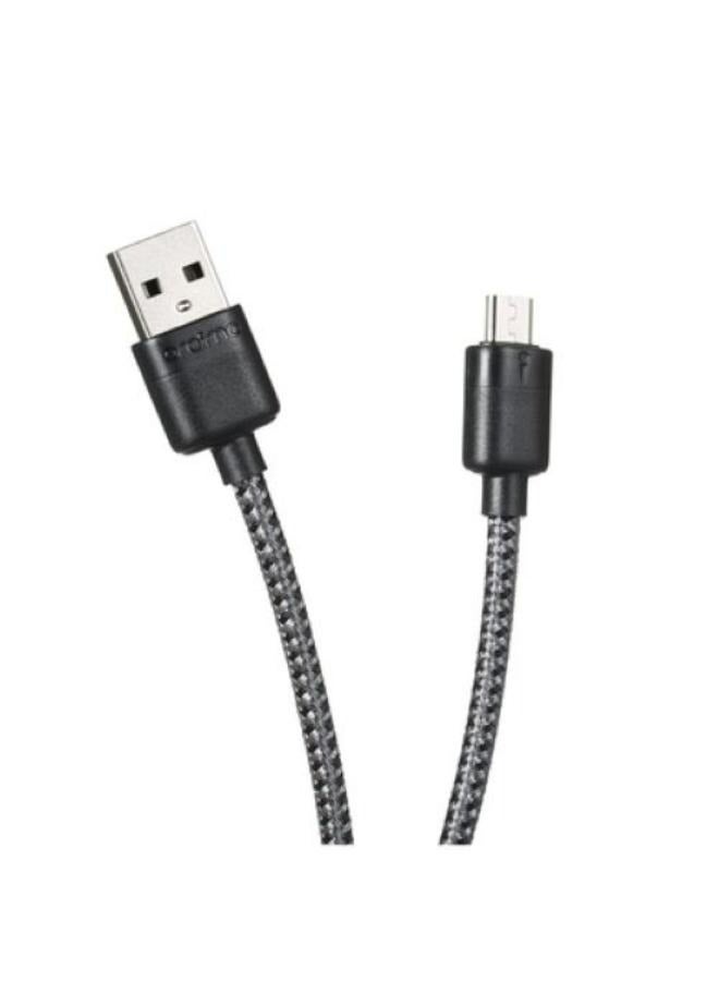 Oraimo Duraline Data Cable - 2Amp - 1 Meter - OCD-M32 black - Image 1
