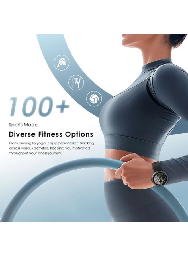 Oraimo Smartwatch 5R – 1.43" AMOLED Display, HD Bluetooth Calls, Health Tracking & IP68 Waterproof - Black - Image 5