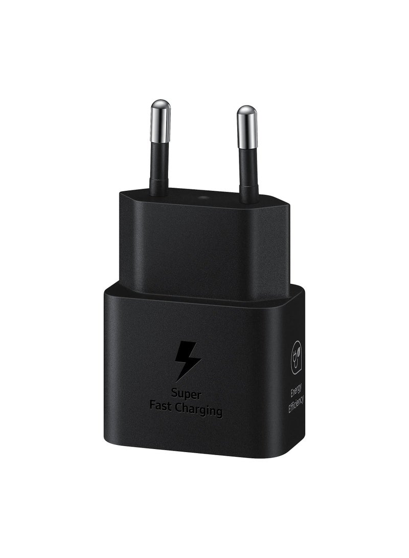 Samsung USB-C Wall Charger, 25W, EP-T2510NBEGWW - Black - Image 1