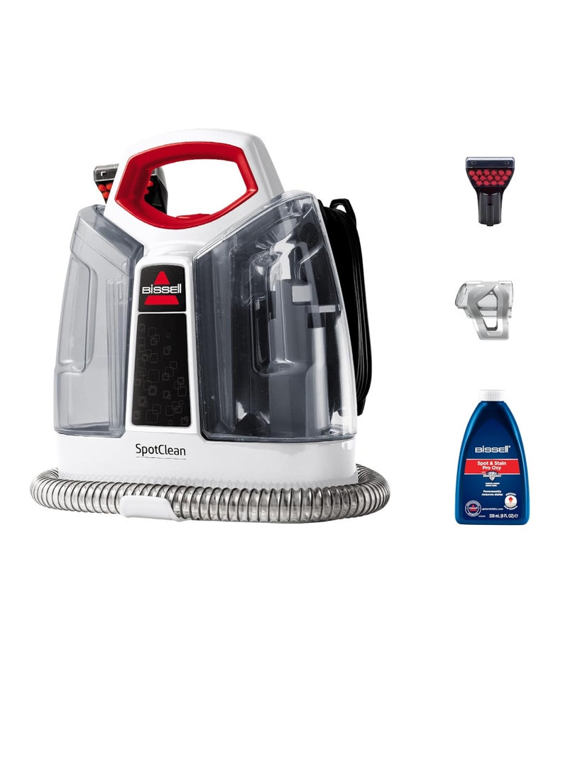 بيسيل BISSELL SpotClean Portable Spot Cleaner 1.1 L 350 W 3698E White/Red/Black  - Image 1