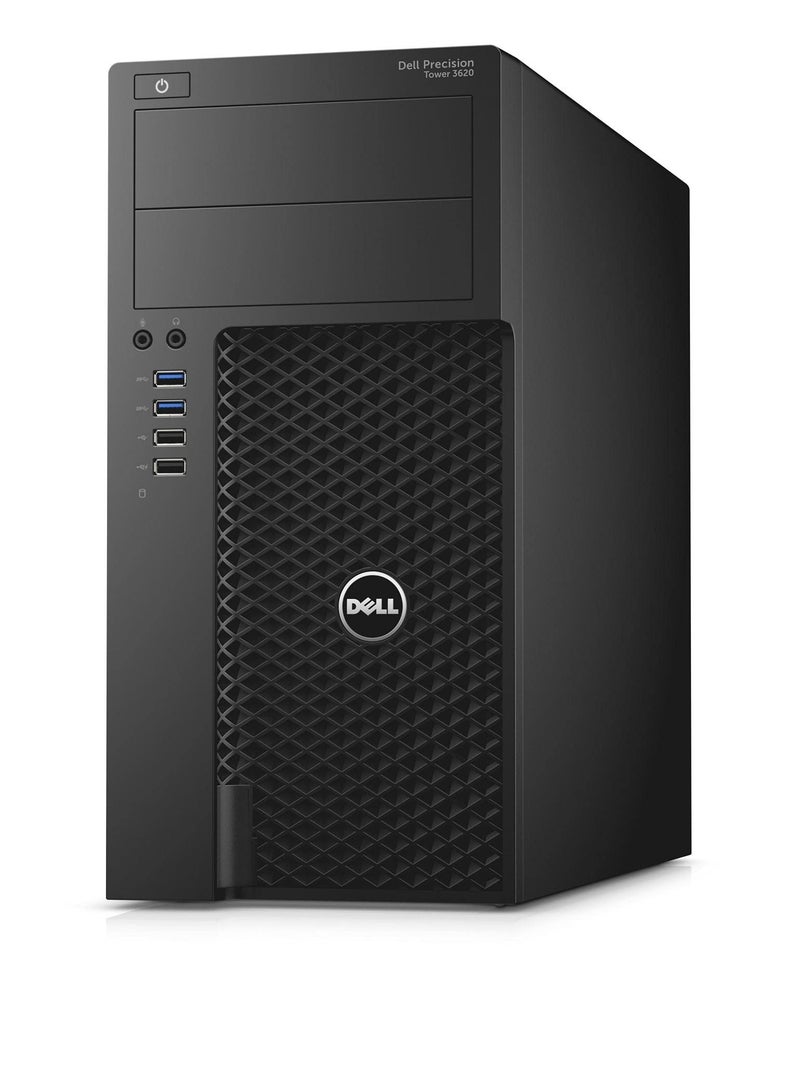 DELL Renewed - Precision 3620 Tower PC, Xeon Processor E3-1240 v5/16GB RAM/256GB SSD/ 2GB Nvidia Quadro P620 Graphics/Windows 10 Pro - Black  - Image 2