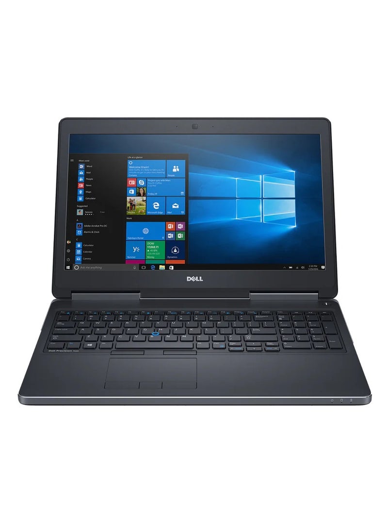 DELL RENEWED - LAPTOP DELL Precision 7510 - CPU Intel® Core™ i7-6820HQ Processor - RAM 16 GB DDR4 - Hard 512 GB SSD - VGA NVidia Quadro 4 GB - 15.6'' inch led screen - English/Arabic Black English/Arabic black  - Image 2