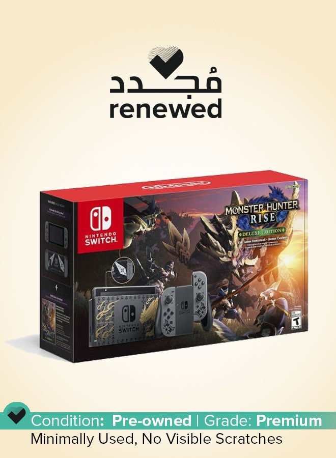 Nintendo Renewed - Switch Console - Monster Hunter Rise Edition - Image 1