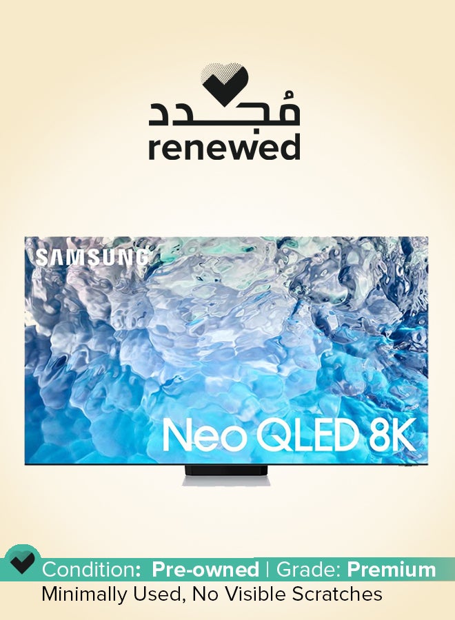 سامسونج Renewed - 65 Inch Neo QLED 8K Smart TV (2022) QA65QN900BUXZN Stainless Steel - Image 1