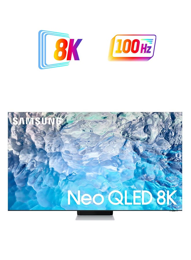 سامسونج Renewed - 65 Inch Neo QLED 8K Smart TV (2022) QA65QN900BUXZN Stainless Steel - Image 2