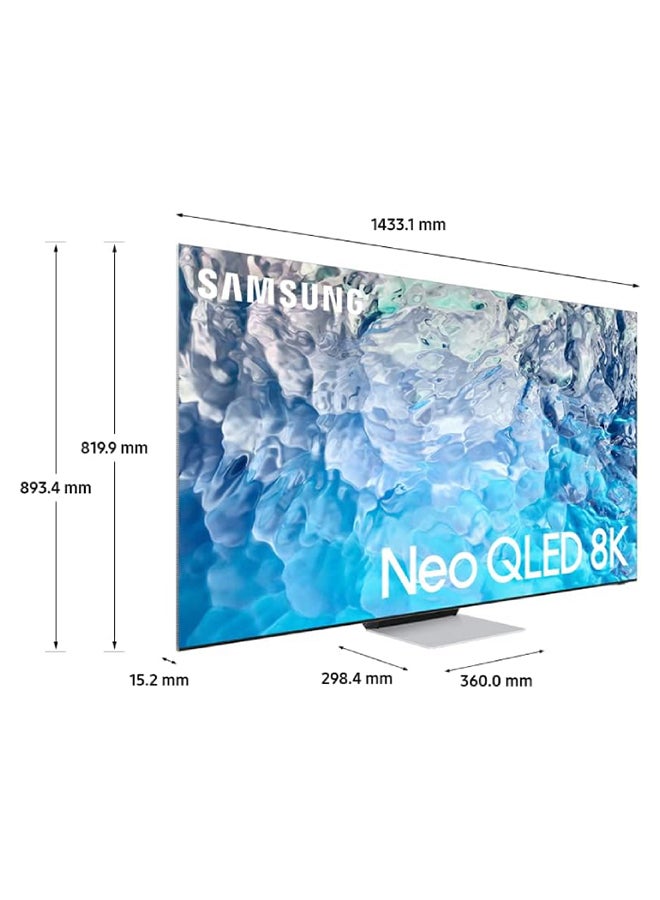 سامسونج Renewed - 65 Inch Neo QLED 8K Smart TV (2022) QA65QN900BUXZN Stainless Steel - Image 5