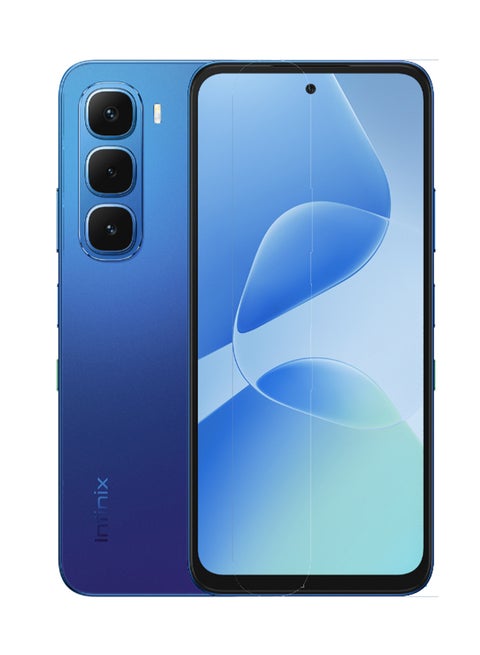 تسوق إنفينيكس وHot 60i Dual SIM Shadow Blue 256GB 4+4GB RAM 4G- KSA Version أونلاين في الإمارات