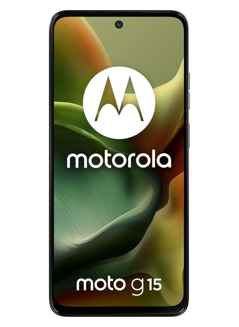 Motorola moto g15 4G Dual SIM 8GB RAM 128GB ROM Iguana Green- International Version  - Image 2